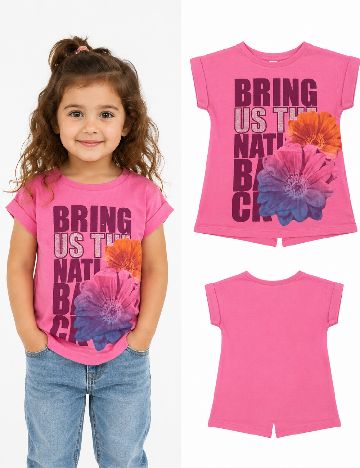 Tricou Zara, roz