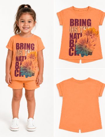 Tricou Zara, portocaliu