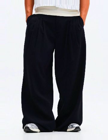 Pantaloni SUMWON, bleumarin