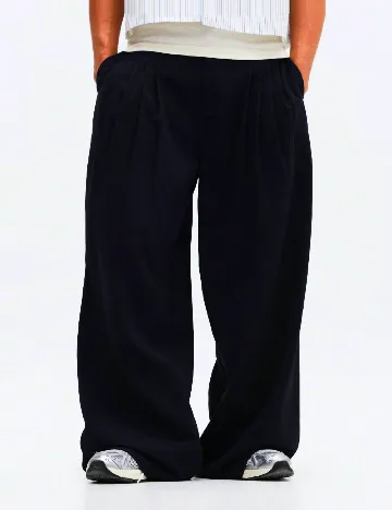 Pantaloni SUMWON, bleumarin