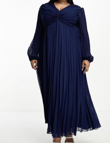Rochie lunga ASOS, bleumarin