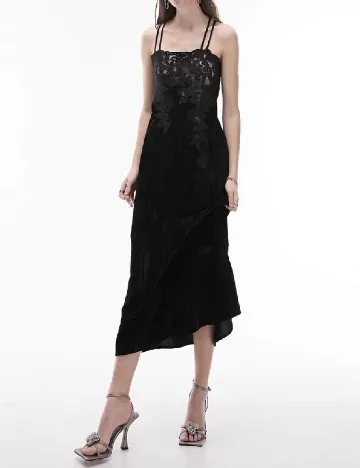 Rochie medie Top Shop, negru