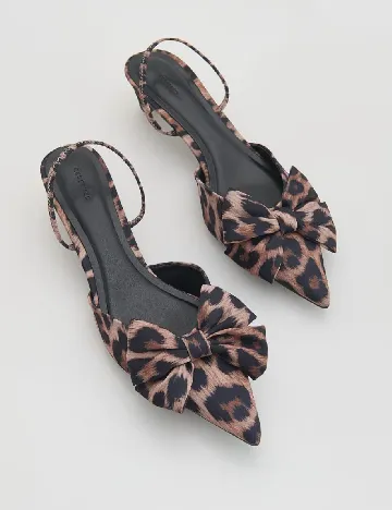 Pantofi Reserved, animal print
