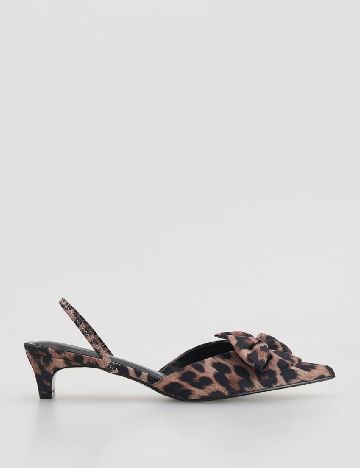 Pantofi Reserved, animal print