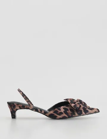 Pantofi Reserved, animal print