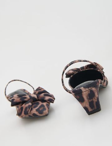 Pantofi Reserved, animal print