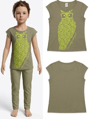 Tricou Zara, kaki