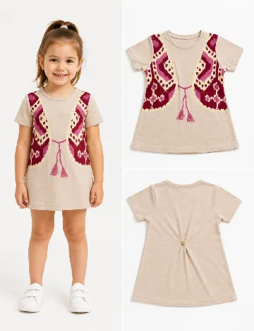 Tricou Zara, crem