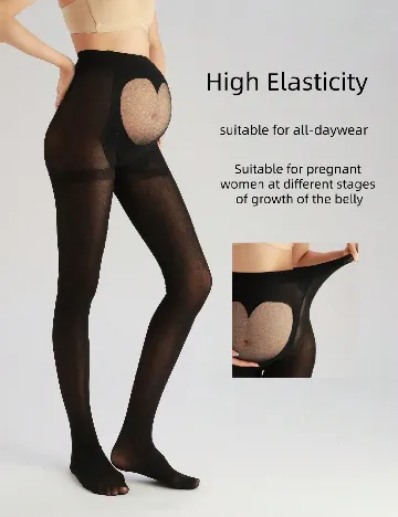 Ciorapi SHEIN Maternity, negru