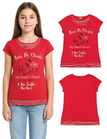 Tricou Zara, rosu