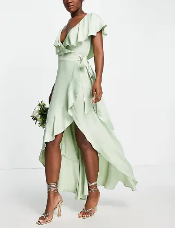 Rochie lunga Top Shop, verde