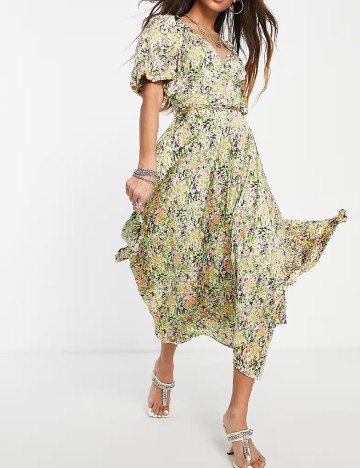 Rochie medie Top Shop, floral