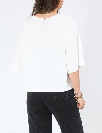 Tricou Bershka, alb