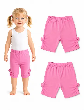 Pantaloni trei sferturi Zara, roz