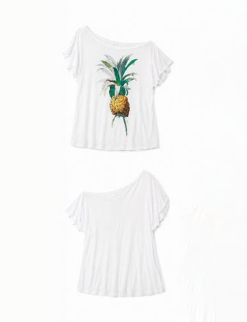 Tricou Zara, alb