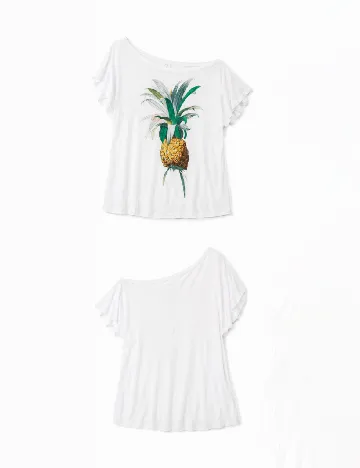 Tricou Zara, alb