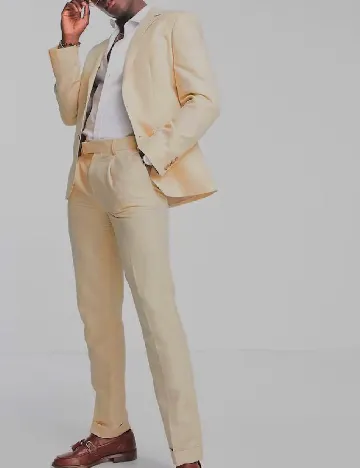 Pantaloni Noak, crem