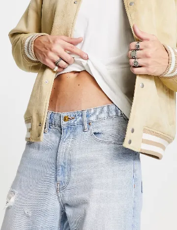 Blugi ASOS, bleu