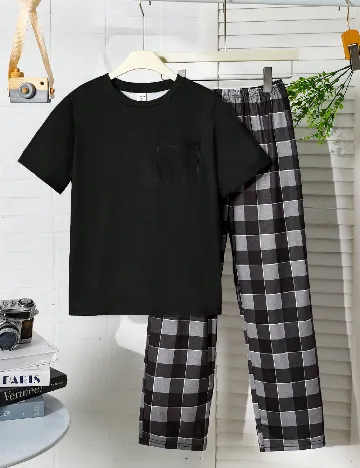 Pijama Shein Kids, negru