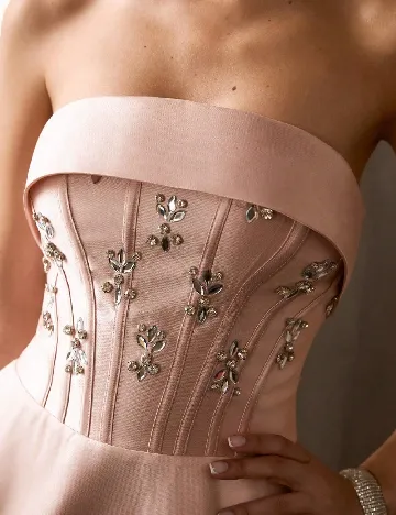 Rochie medie MOTF, roz