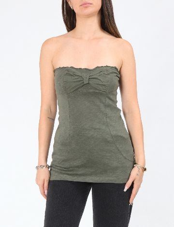 Top Bershka, verde