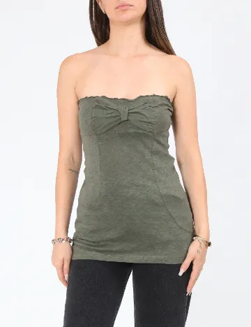 Top Bershka, verde