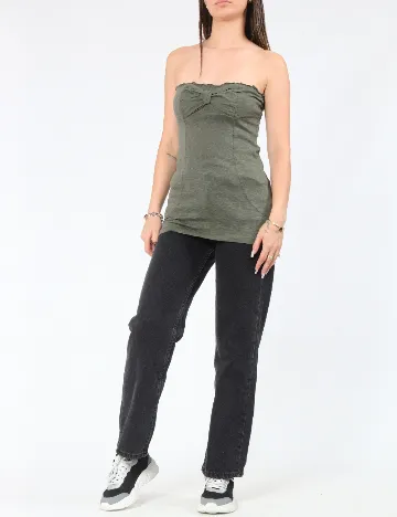 Top Bershka, verde