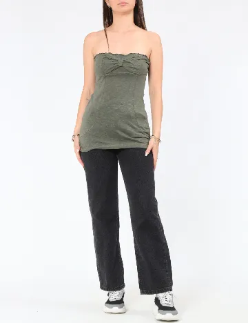 Top Bershka, verde