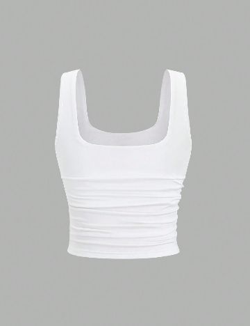 Top SHEIN, alb