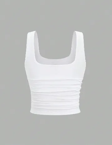 Top SHEIN, alb