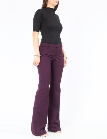 Pantaloni Bershka, mov