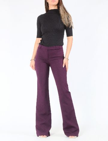 Pantaloni Bershka, mov