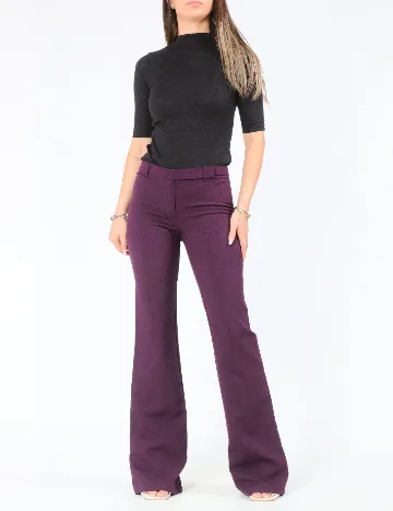 Pantaloni Bershka, mov