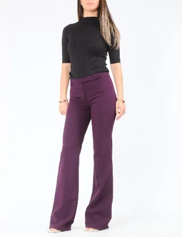 Pantaloni Bershka, mov