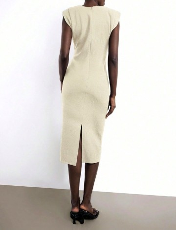 Rochie medie SHEIN, crem