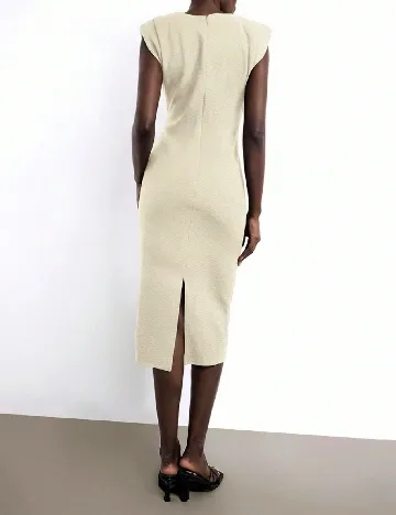 Rochie medie SHEIN, crem