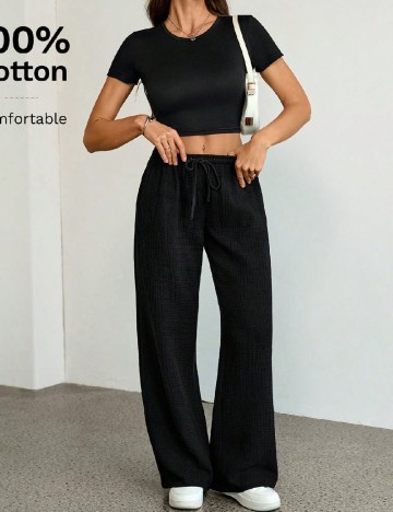 Pantaloni SHEIN, negru