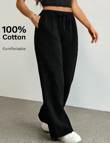 Pantaloni SHEIN, negru
