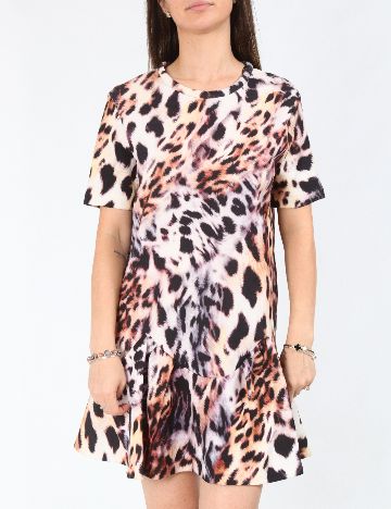 Rochie scurta Zara, animal print