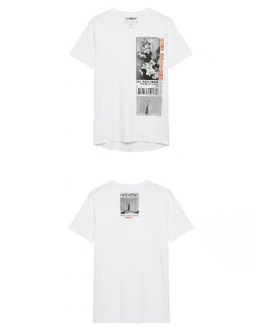 Tricou Pull&Bear, alb