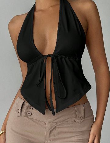 Top SHEIN, negru