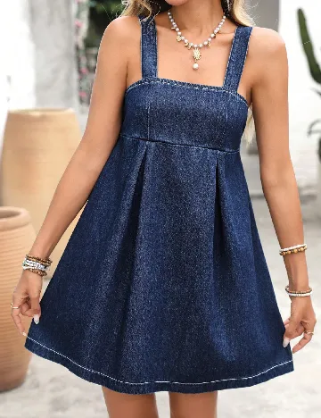 Rochie scurta SHEIN, bleumarin