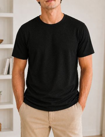Tricou Pull&Bear, negru