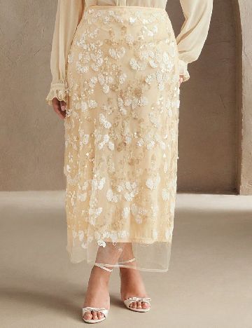 Fusta Anewsta Curve, crem