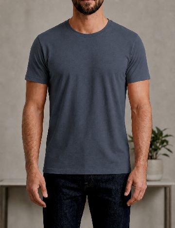 Tricou Pull&Bear, gri inchis