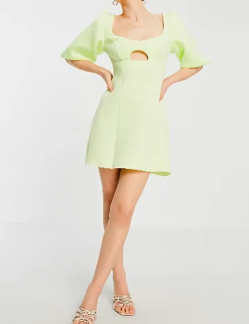 Rochie scurta ASOS, verde