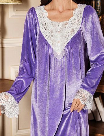 Rochie de noapte SHEIN, mov