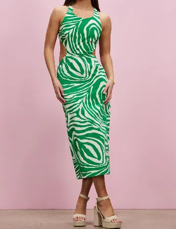 Rochie medie Top Shop, verde