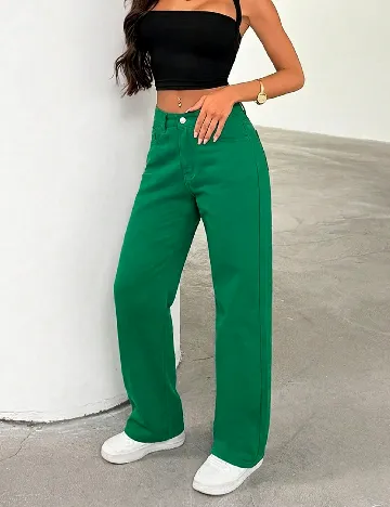 Pantaloni SHEIN, verde