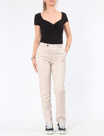 Pantaloni ASOS, crem
